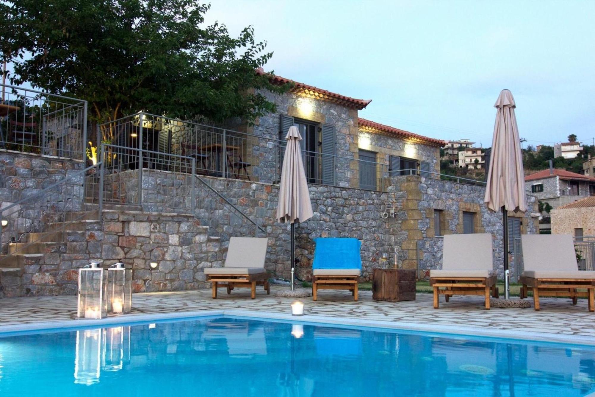 Irini Villa By Elrin Villas Mani Neokhorion  Exterior photo